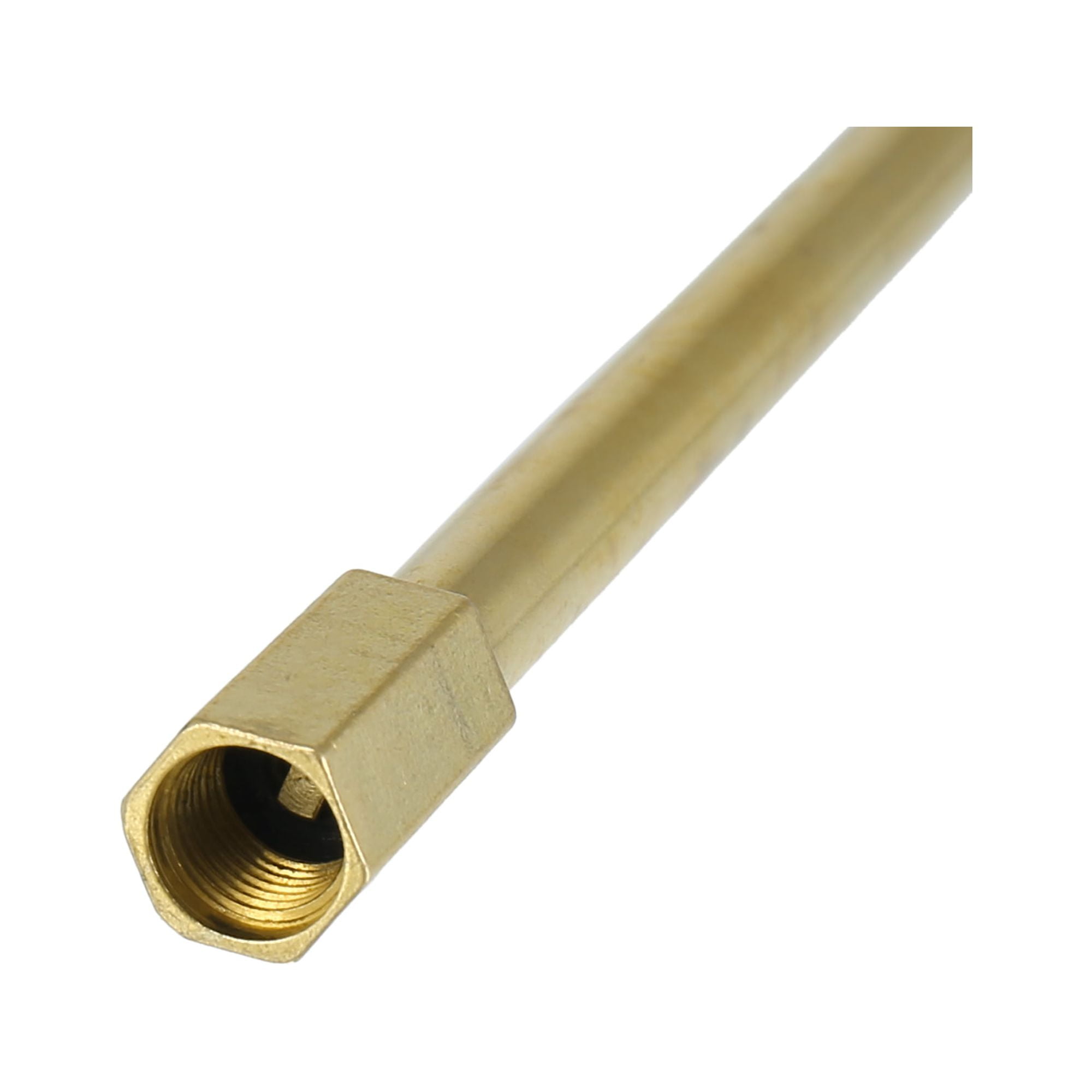 Unique Bargains 3.9" Brass Wheel Tire Valve Extender Stem Extension Inflation Stright Pole