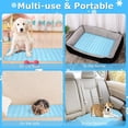 thumbnail image 6 of LQCrafK Cooling Mat For Dogs - Pressure Activated Gel Dog Cooling Mat - No Need to Freeze Or Refrigerate This Cool Pet Pad - Keep Your Pet Cool, Use Indoors, Outdoors or in the Car, 6 of 6