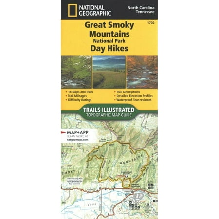 A Smoky Mountain Christmas 2019 National Geographic Topographic Map Guide 2019 Great Smoky Mountains National Park Day Hikes ()