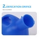 thumbnail image 5 of Guardurnaity Botella de portátil para exteriores, soporte para de gran capacidad, urinario con asa, orinal para viajes, inodoro de viaje, pesca, Ayudas para vestirse con gancho de botón Azul Guardurnaity CE014381-02, 5 of 6
