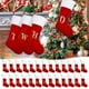 thumbnail image 1 of Xihbxyly Juego de Medias Navideñas, Diseño de Letras Grandes, Bonito Colgante de Árbol a Rayas, Decoración Navideña Versátil, Ideal para Decorar Chimenea y Árbol, Fácil de Colgar, Tamaño 47 X 27 Cm., 1 of 5