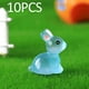 thumbnail image 5 of Adornos de resina con forma de conejito para jardín, figuras luminosas de conejitos de Pascua Azul, 5 of 8