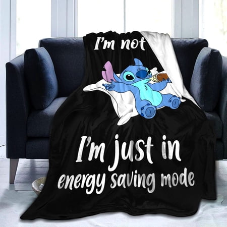 Stitch Blanket Stuff Lilo And Stitch Ultra Soft Flannel Blankets Suitable for Kids and Adults Home Decor Manga Bedding Couch Living Room All Season