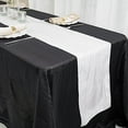 thumbnail image 2 of BalsaCircle 12" x 108" White Crinkled Accordion Taffeta Table Runner Party Events Linens, 2 of 8