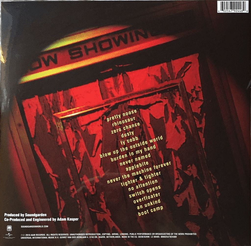 サウンドガーデンDown On The Upside【カラー・ヴァイナル】 Down On The Upside 2LP - Interscope Records