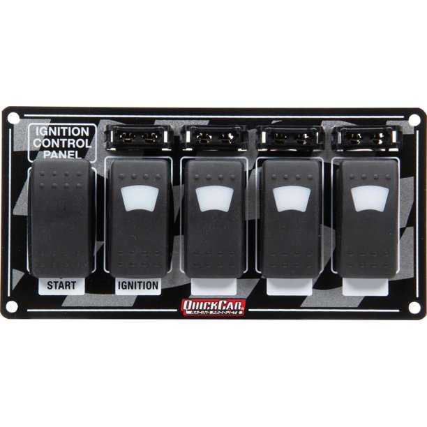 Ignition Panel W/ Rocker Switches Fuses & Lights