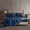 Blue, variant on DISANGNI 22 Momme 100% Mulberry Silk Bedding Set - 4-Piece Luxury (2 Pillowcases, 1 Fitted Sheet, 1 Flat Sheet) - 6A Grade Natural Silk (Emerald Green, Twin XL)