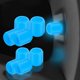 thumbnail image 1 of Tapas de vástago de válvula de neumático,Tapas de vástago de válvula de neumático de coche luminosas universales,Tapacubos Cubierta Noctilucous Iluminado,Accesorios de tapa de Azul Macarena Tapas de vástago de válvula de neumático, 1 of 8