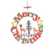 thumbnail image 1 of Colgante navideño para puerta de madera, adornos artesanales para regalo de Navidad y Año Nuevo, decoración para el hogar, Feliz Año Nuevo, 2022, 1 of 4