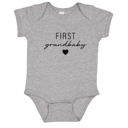 Bubvorie First Grandbaby Pregnancy Announcement Baby Bodysuit Infant Shirt for Baby Girl Newborn Baby Gift