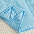 thumbnail image 4 of SPOORYYO Solid Color Washable Conditioning Quilt Summer Cool Quilt Thin Quilt Fiber Quilt,Blue, 70x100CM, 4 of 6