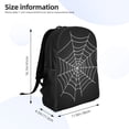 thumbnail image 4 of Cauagu A Web With A Spider Print Backpacks,Travel Daypack Casual Laptop Backpack Bookbag Fits 15 Inch Computer for Men Women, 4 of 8
