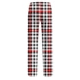 thumbnail image 6 of Diufon Pajama Pants for Women Soft Cotton Wide Leg Loose Long Sleep Plaid Pants Casual Home Bottoms Trousers, 6 of 7