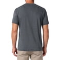 thumbnail image 3 of Camisetas Henley para hombres INSPIRE CHIC, casuales de verano, de manga corta, con botones, básicas, 2XL, gris oscuro, 3 of 6