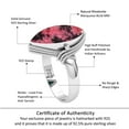 thumbnail image 6 of 925 Sterling Silver Women Jewelry Natural Rhodonite Ring, 6 of 10