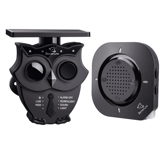 1/2 Mile Long Range Solar Wireless Driveway Alarm System IP65 Weatherproof Outdoor Motion Detectors&Sensor 120dB Siren Sound Light Security Alert System Monitor&Protect Outdoor/Indoor Property