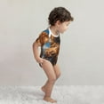 thumbnail image 2 of Kdxio Blue Sky White Cloud Eagle Pattern Unisex Baby Cotton Short Sleeve Bodysuits-2 Years, 2 of 5