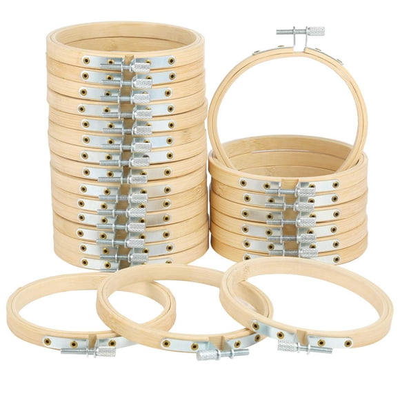 Aros de bordado Caydo, 24 piezas, 10 cm, venta al por mayor