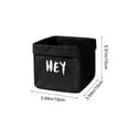 thumbnail image 3 of Kraft Paper Storage Bag Washable Large Capacity Water-Resistant Kitchen Refrigerator Organization for Home Decor, Black, 3 of 9