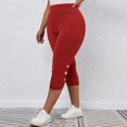 thumbnail image 4 of Aloohaidyvio Plus Size Capri Leggings for Women High Waisted Capri Leggings for Women Tummy Control Yoga Pants Women, 4 of 7