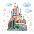 thumbnail image 4 of Disney Princess Castle with String Lights Wall Decals, 4 of 7