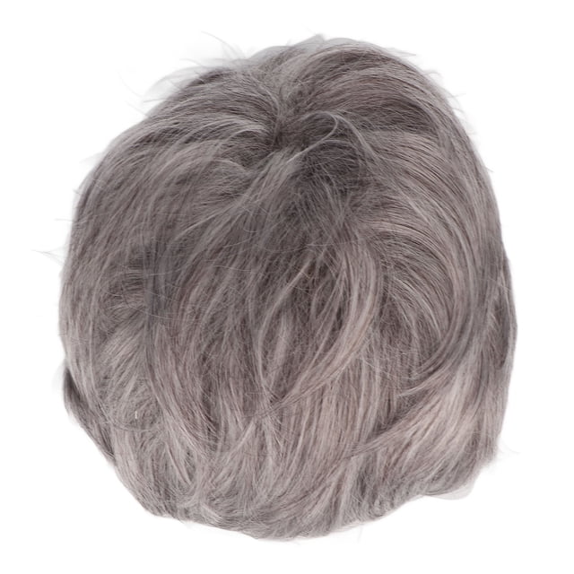 Peluca corta gris para hombre peluca gris para hombre viejo en capas para fiesta de anime ANGGREK Otros