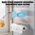 thumbnail image 6 of Paper Towel Rack, Magnetic Kitchen Wall Mount Organizer, No Drill Roll Holder for Paper Towels Plastic Wrap and Cleaning Cloths, Space Saving Counter Storage, 6 of 6