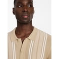 thumbnail image 4 of George Men’s Cotton Button Front Polo Sweater with Short Sleeves, Sizes S-3XL, 4 of 5