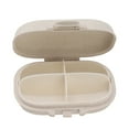 thumbnail image 1 of Portable Daily Pill Organizer, 4 Compartment Travel Pill Case,  Holder For Vitamins And Pills, 1 of 8