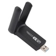 thumbnail image 3 of Adaptador WiFi inalámbrico de doble banda 5,8 G/2,4 G, 1300 Mbps, mini USB 3.0, tarjeta de red para ordenadores de escritorio y portátiles., 3 of 14