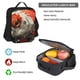 thumbnail image 5 of Fotbe Abstract Red Koi Fish Art Set Escolar 3 en 1 para Niños - Mochila Duradera con Lonchera Aislante y Estuche para Lápices - Mochila Escolar para Niños y Niñas, 5 of 7