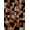 Black Orange Gray, Pattern 13, variant on ODIKA 8'x10' Washable Area Rug Mid Century Shapes Minimalist Border Brushstroke Interlocking Abstract Flowing for King Size Bedroom Under Bed, Master Suite, Non-Shedding, Easy Care