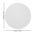 thumbnail image 4 of White Felt Turntable Mats for Home Use Anti-slip and Protective with Exquisite Craftsmanship 2pcs, 4 of 9