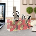 thumbnail image 4 of French Fries Pencil Pen Cosmetic Holder Cup Makeup Brush Holder Desk Accessories Holder Acrylic Organizer for Office School Home, 4 of 7