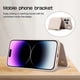 thumbnail image 4 of for iPhone 15 Pro Max/ 15 Ultra Crossbody Case Wallet with Card Holder Shoulder Wrist Strap Lanyard,Leather Zipper Handbag Purse Kickstand, 4 of 5