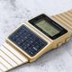 thumbnail image 4 of Calculadora de memoria Watch Casio DBC611G-1D para hombre, tono dorado, 25, 4 of 5