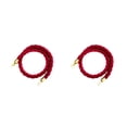 thumbnail image 2 of Cateissary Barreras de cuerda - Puntales de control de multitudes de servicio pesado 2m Rojo Rojo 2m 2Conjunto, 2 of 6