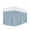 Blue, variant on Sage Green Bed Skirt Queen Size, Farmhouse Sage Green Decor Wrap Around Bed Skirting with Adjustable Elastic Strap, Dust Ruffle Pleated Bedskirts 16 Inch Drop for Bedroom Queen Beds