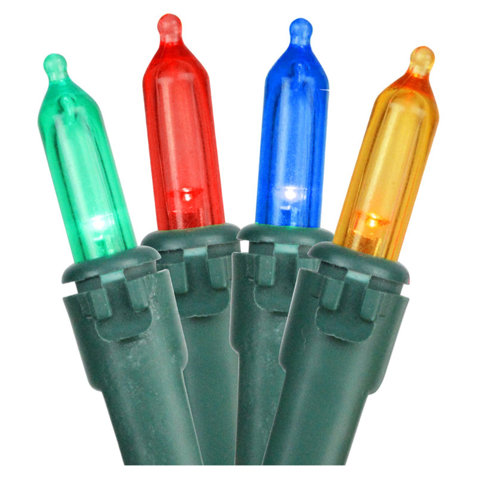 Northlight 35 ct. LED Mini Lights with Green Wire 4 in. Spacing