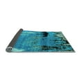 thumbnail image 2 of Ahgly Company Indoor Square Abstract Light Blue Modern Area Rugs, 3' Square, 2 of 4