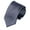 Navy, variant on Black Mens Solid Color Polyester Hand-Tied Business Necktie 3.15 Inches Wide 58.27 Inches Long Free Size In Black Color Ideal For Formal And Casual Wear