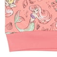 thumbnail image 5 of Disney Princess Ariel Little Girls French Terry Sweatshirt Infant to Big Kid, 5 of 5
