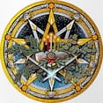 thumbnail image 2 of CafePress - Yule Pentacle - Pint Glass, Drinking Glass, 16 oz. CafePress, 2 of 4