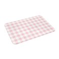 thumbnail image 2 of Balery Pink Checkboard Doormat, Durable Flannel Fabric, Waterproof Stain and Fade Resistant, Low Profile,Indoor Outdoor Door Mats, Easy Clean Patio Entrance Mat, 16x24in, 2 of 9