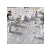 Safari Ltd. Arctic TOOB - Figurines: Harp Seal, Husky, Caribou, Rabbit, Killer Whale, Walrus, Fox, Beluga Whale, Igloo, Polar Bear - Educational Toy Figures For Boys, Girls & Kids Ages 3+