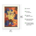 thumbnail image 2 of Mimosa - Maquette Textile Design for a Rug - From an Original Cut-Out Artwork by Henri Matisse c.1949 - Fine Art Rolled Canvas Print 27in x 40in, 2 of 4