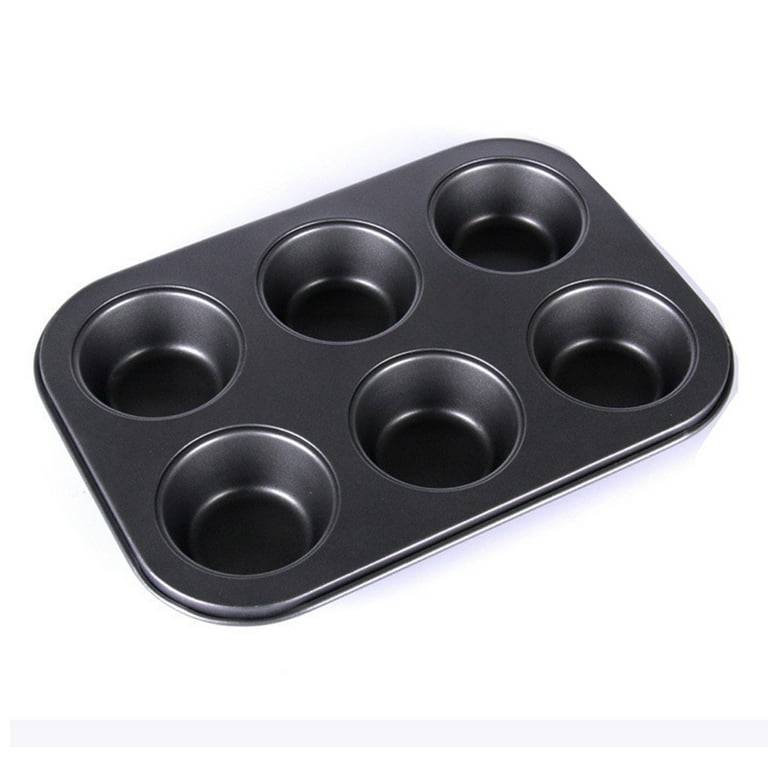 Home Products Silicone Muffin Pan Cupcake Baking 6 Cup Non-Stick Tray  Bakeware 