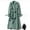 Green, variant on SCSAlgin Women's Double Breasted Long Trench Coat Belted Notch Lapel Overcoat Windproof Classic Outerwear