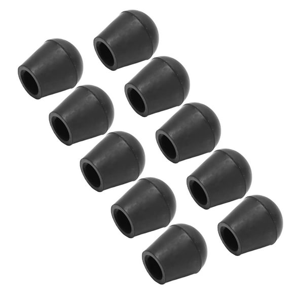 Walking Stick Tips, Prevent Slip 10pcs Cane Tip Low Noise Round Flexible Texture for Bath Chair Foot