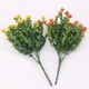 thumbnail image 3 of 21 cabezas de flor de loto de plástico con hojas de eucalipto ramo de rosas de flores artificiales para la decoración del hogar decoración de la pared de la planta decoración del jardín oso de fresa Juguete, 3 of 4